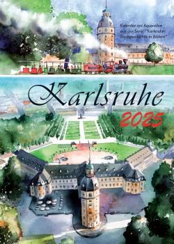 Kalender 2025 Aquarelle Wandkalender A5 