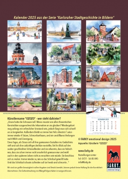 Kalender 2025 Aquarelle Wandkalender A5 