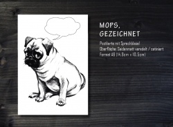 Mops Sprechblase